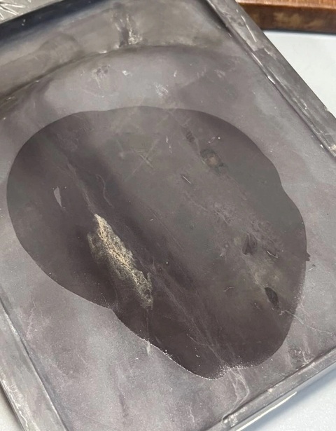 古玩雜項松鶴紋硯真品鑒賞圖