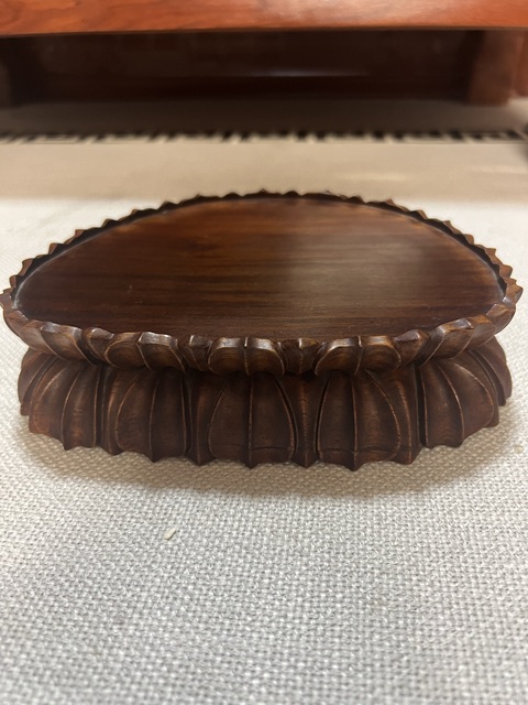 古玩雜項蓮花底座真品鑒賞圖