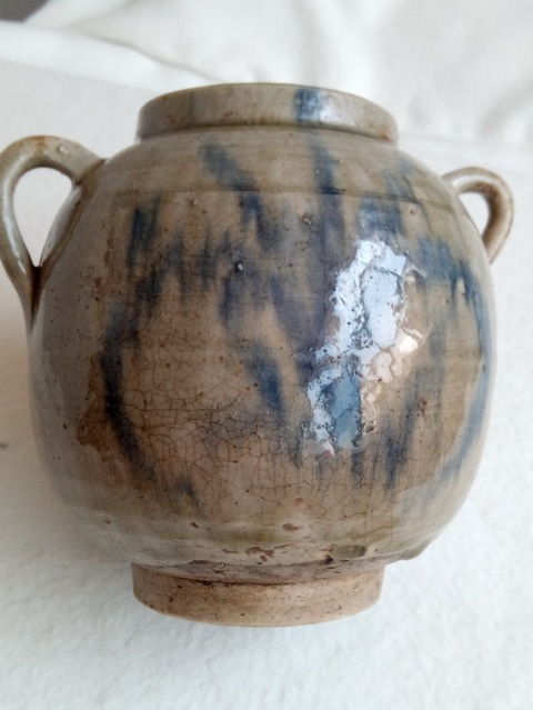 古玩陶瓷青釉罐真品鑒賞圖