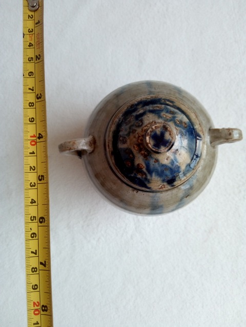 古玩陶瓷青釉罐真品鑒賞圖