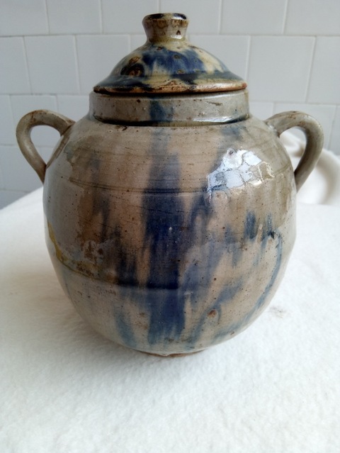 古玩陶瓷青釉罐真品鑒賞圖