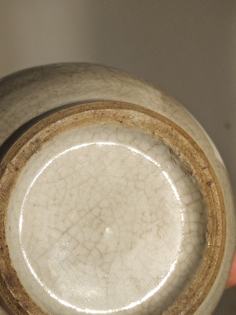 古玩陶瓷哥釉小罐真品鑒賞圖