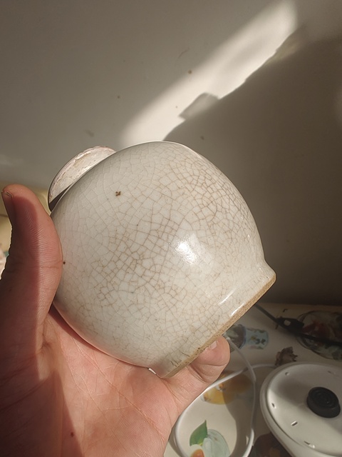 古玩陶瓷哥釉小罐真品鑒賞圖