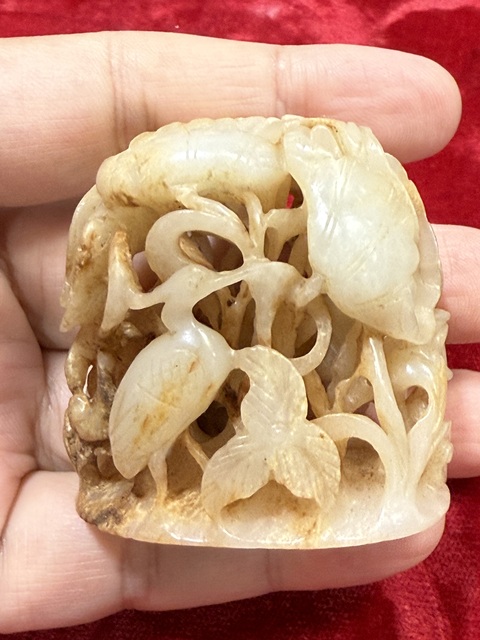 古玩玉器做舊仿古“玉爐頂”真品鑒賞圖