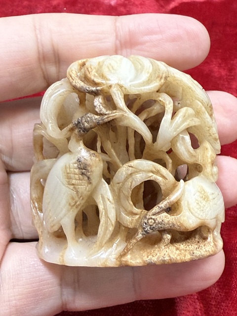 古玩玉器做舊仿古“玉爐頂”真品鑒賞圖