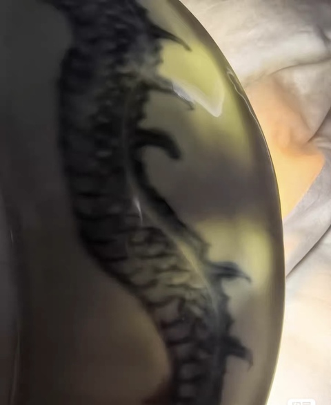 古玩陶瓷青花龍紋盤真品鑒賞圖