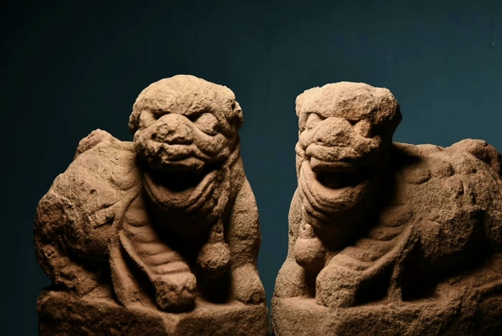 古玩雜項石獅子真品鑒賞圖