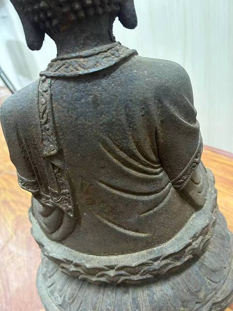 古玩銅器銅佛祖像真品鑒賞圖