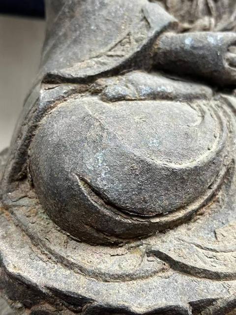 古玩銅器銅佛祖像真品鑒賞圖