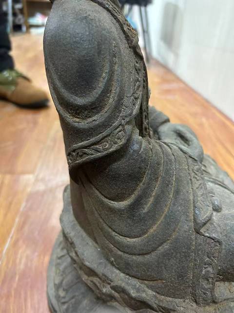 古玩銅器銅佛祖像真品鑒賞圖