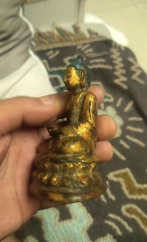 古玩銅器釋迦牟尼佛真品鑒賞圖