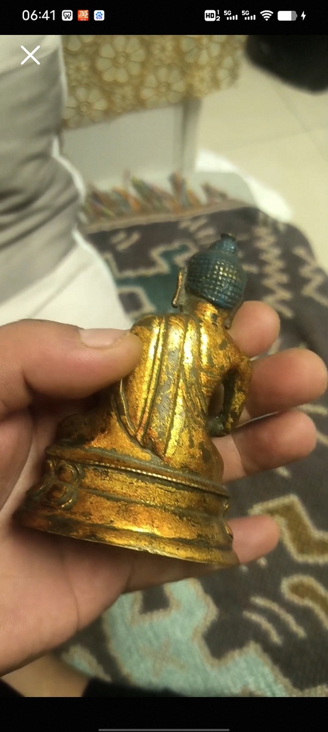 古玩銅器釋迦牟尼佛真品鑒賞圖