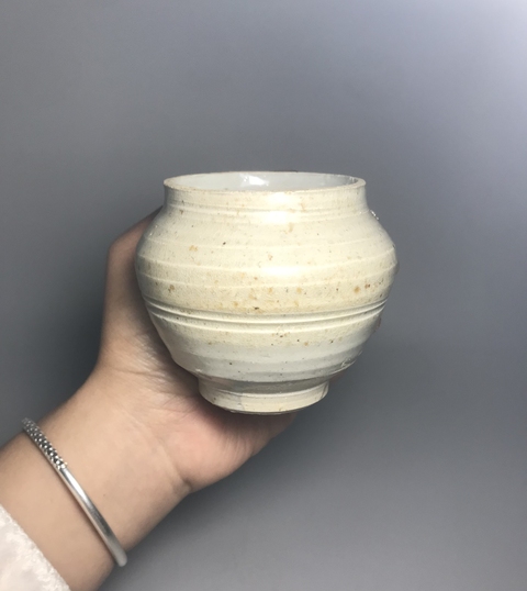 古玩陶瓷青白釉蓋罐真品鑒賞圖