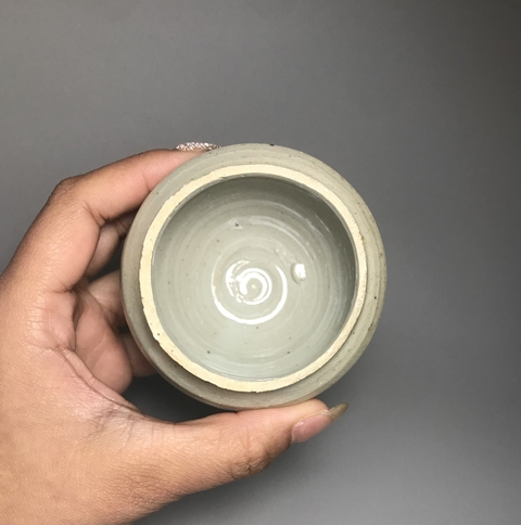 古玩陶瓷青白釉蓋罐真品鑒賞圖