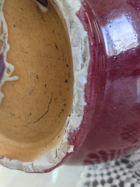 古玩陶瓷紅釉瓶真品鑒賞圖