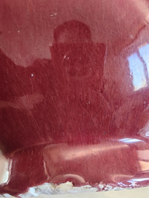 古玩陶瓷紅釉瓶真品鑒賞圖