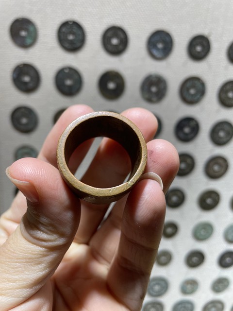 古玩雜項扳指真品鑒賞圖