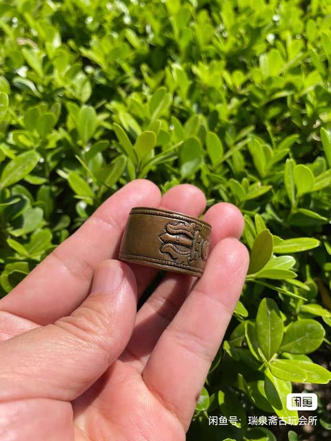 古玩雜項扳指真品鑒賞圖