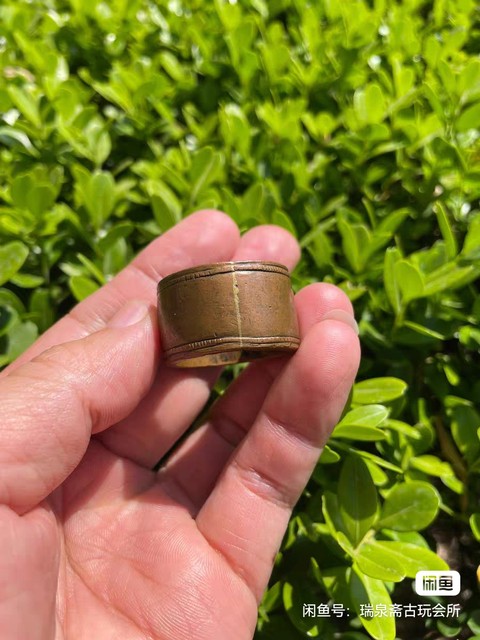 古玩雜項扳指真品鑒賞圖