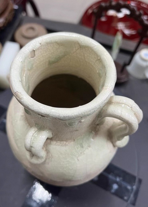 古玩陶瓷唐代雙系執(zhí)壺真品鑒賞圖