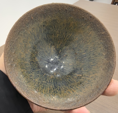 古玩陶瓷兔豪釉盞真品鑒賞圖