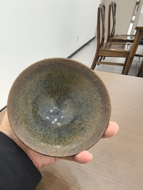 古玩陶瓷兔豪釉盞真品鑒賞圖