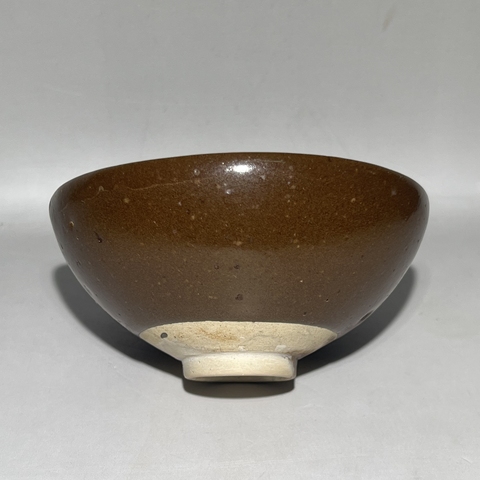 古玩陶瓷磁州窯茶葉末釉茶盞真品鑒賞圖