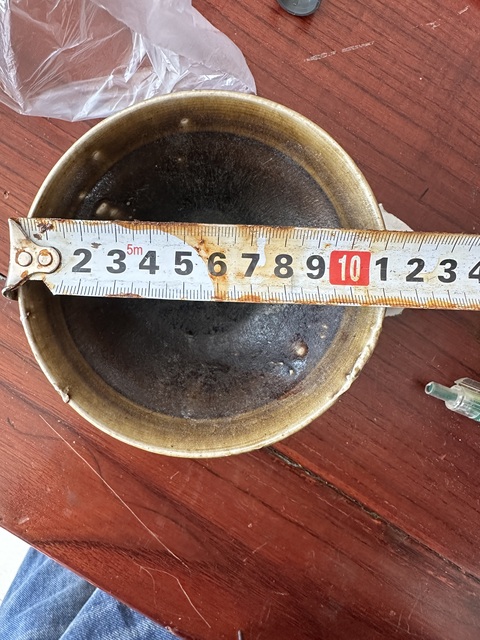 古玩陶瓷醬釉茶盞真品鑒賞圖