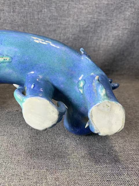 古玩陶瓷民國 瓷塑龍擺件真品鑒賞圖