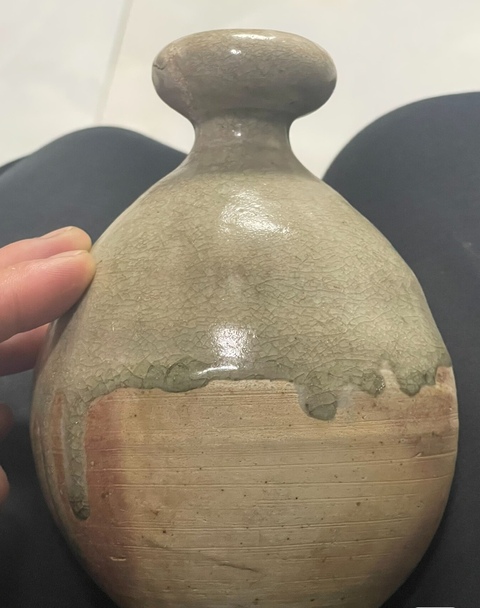 古玩陶瓷青釉葫蘆瓶真品鑒賞圖