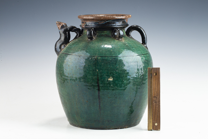 古玩陶瓷清末民初·綠釉四系壺
拍賣，當(dāng)前價(jià)格0元