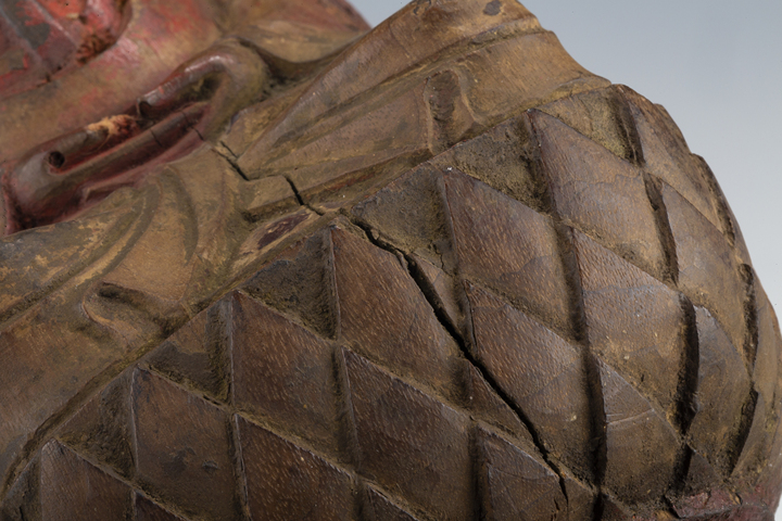 古玩雜項(xiàng)清·木雕禪定觀音造像真品鑒賞圖