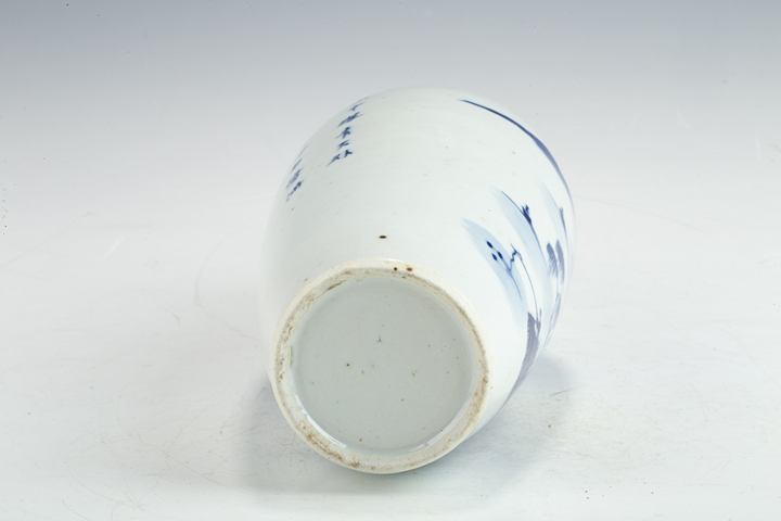 古玩陶瓷清晚·青花山水人物詩文瓶
拍賣，當前價格0元