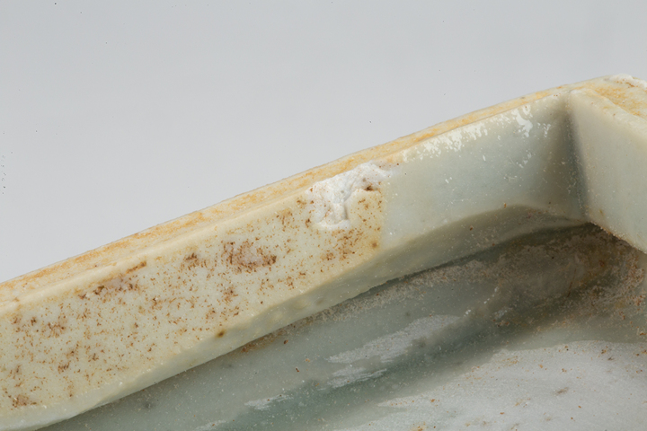 古玩陶瓷清中晚·青花吉慶有余紋蓋盒真品鑒賞圖