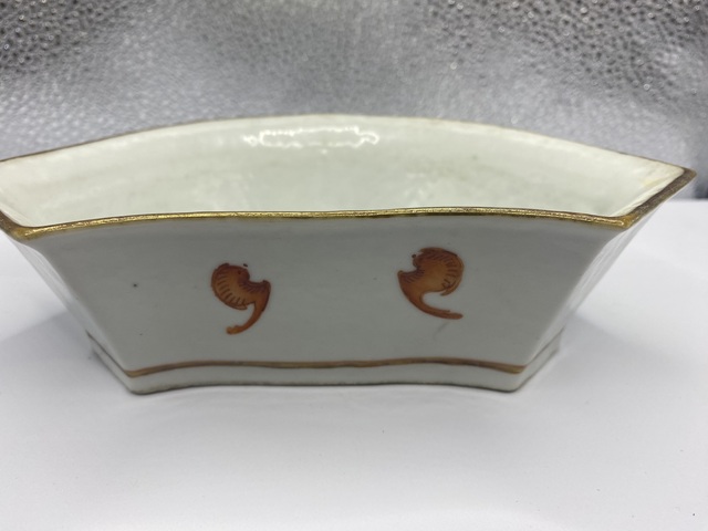 古玩陶瓷粉彩故事人物角碗供碗真品鑒賞圖