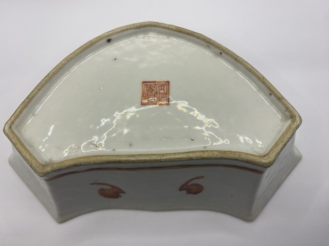 古玩陶瓷粉彩故事人物角碗供碗真品鑒賞圖