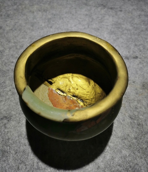 古玩陶瓷龍泉青瓷鬲式爐真品鑒賞圖