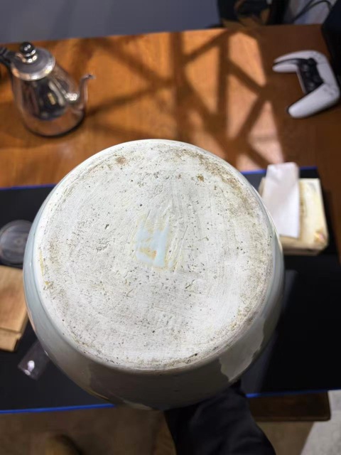 古玩陶瓷青花山水紋罐真品鑒賞圖