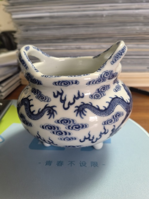古玩陶瓷青花爐真品鑒賞圖