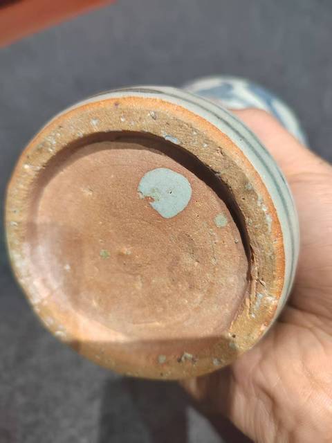 古玩陶瓷明中晚·青花鳳紋梅瓶 真品鑒賞圖