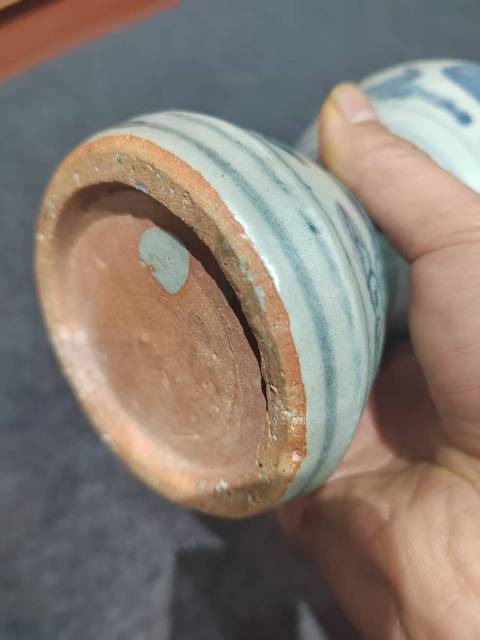 古玩陶瓷明中晚·青花鳳紋梅瓶 真品鑒賞圖