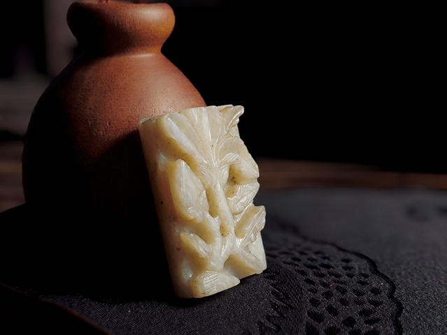 古玩玉器和田玉雕“帶板”真品鑒賞圖