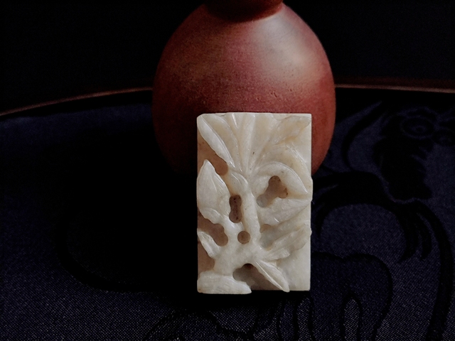 古玩玉器和田玉雕“帶板”真品鑒賞圖