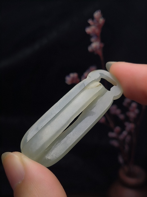 古玩玉器和田玉雕“提攜”真品鑒賞圖