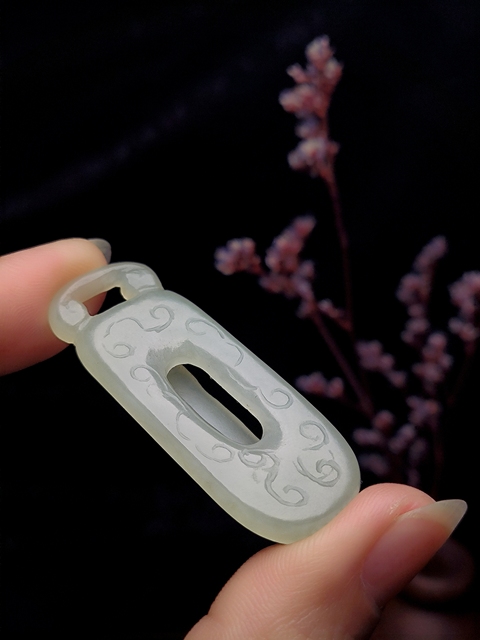 古玩玉器和田玉雕“提攜”真品鑒賞圖