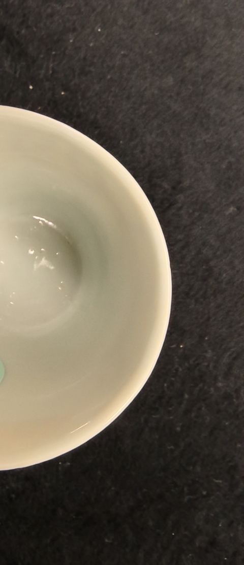 古玩陶瓷鶴紋青花杯真品鑒賞圖