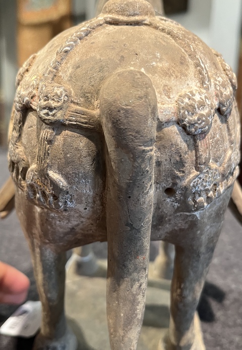 古玩陶瓷修北魏陶馬真品鑒賞圖