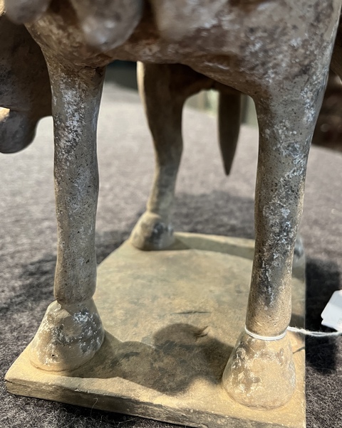 古玩陶瓷修北魏陶馬真品鑒賞圖