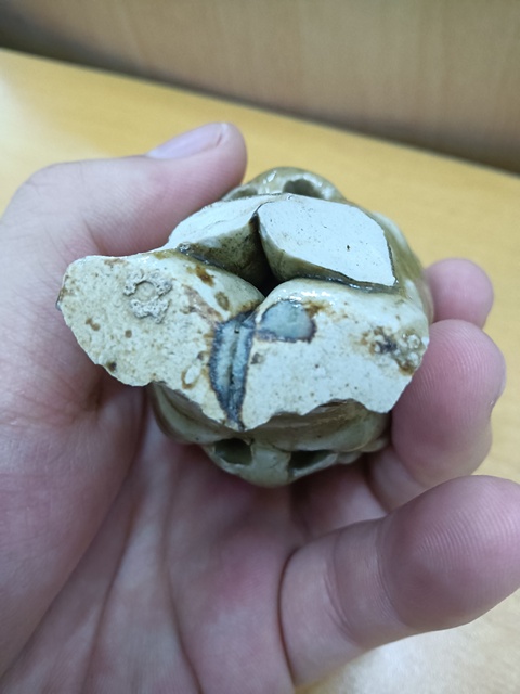 古玩陶瓷相州窯獸足真品鑒賞圖