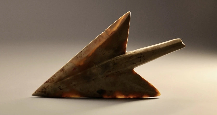 古玩玉器地方料劍透真品鑒賞圖